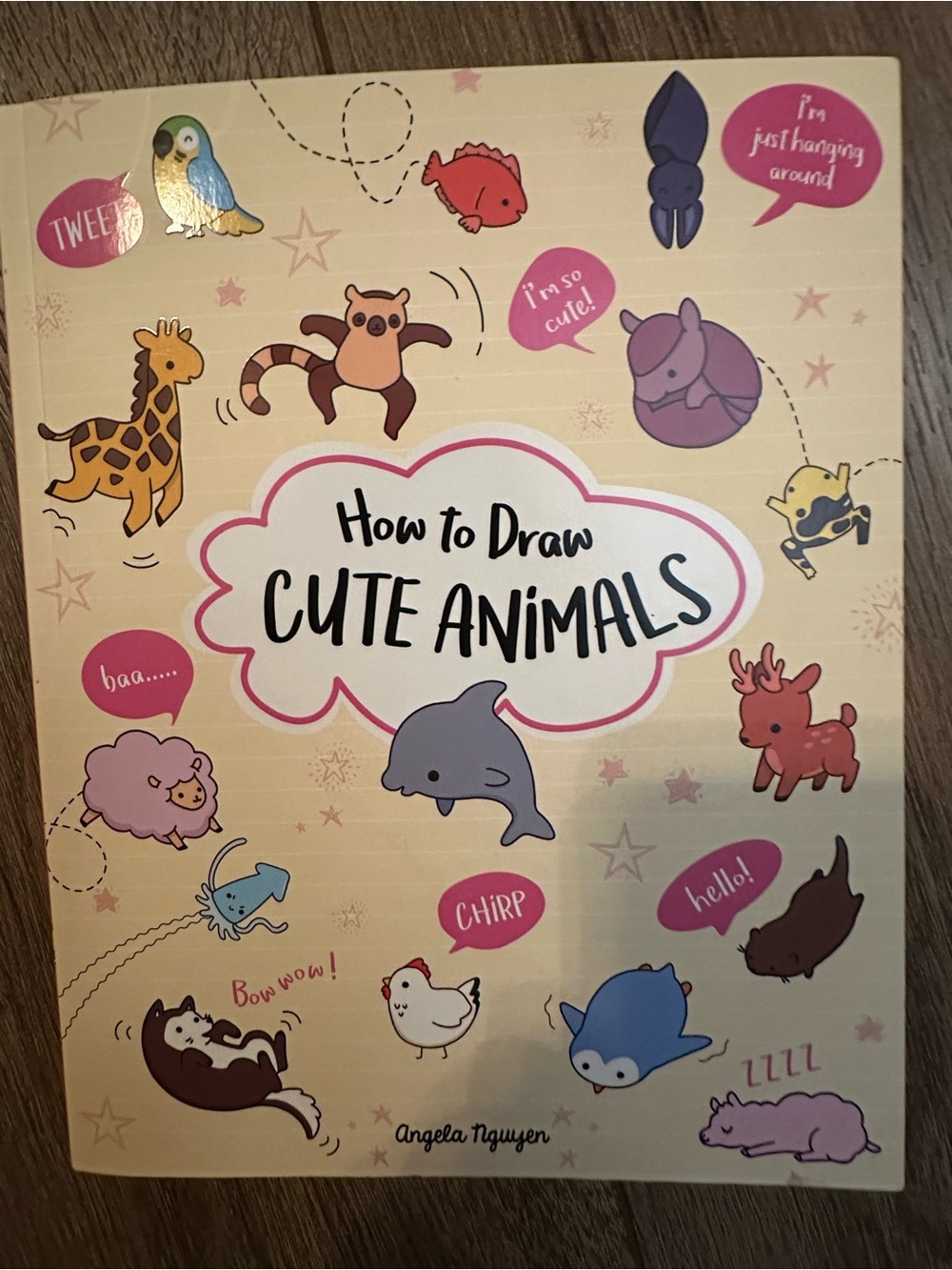 How to Draw Cute Animals" book by Angela Nguyen NEW Kawaii drawing book
